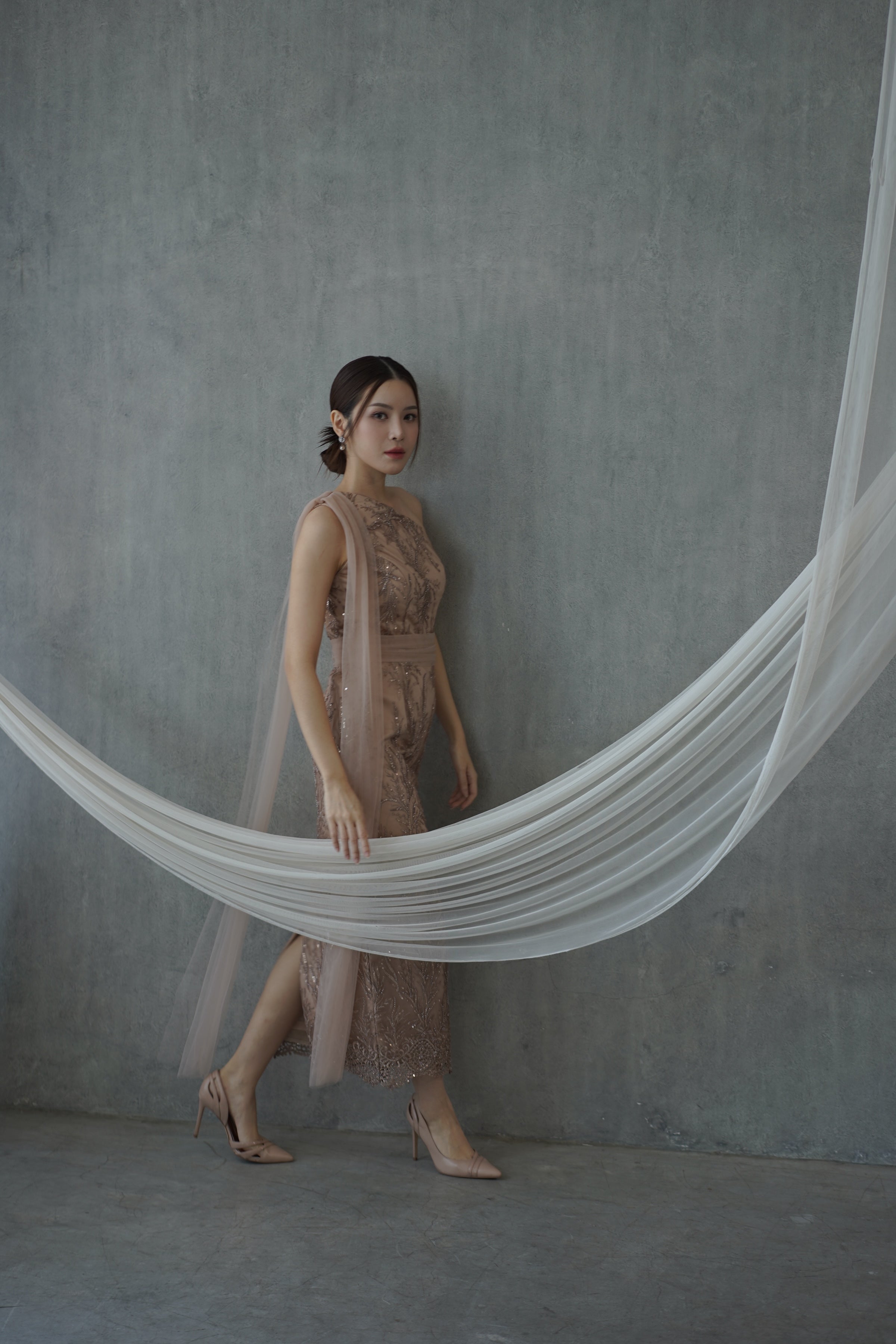 Gianna Taupe Dress