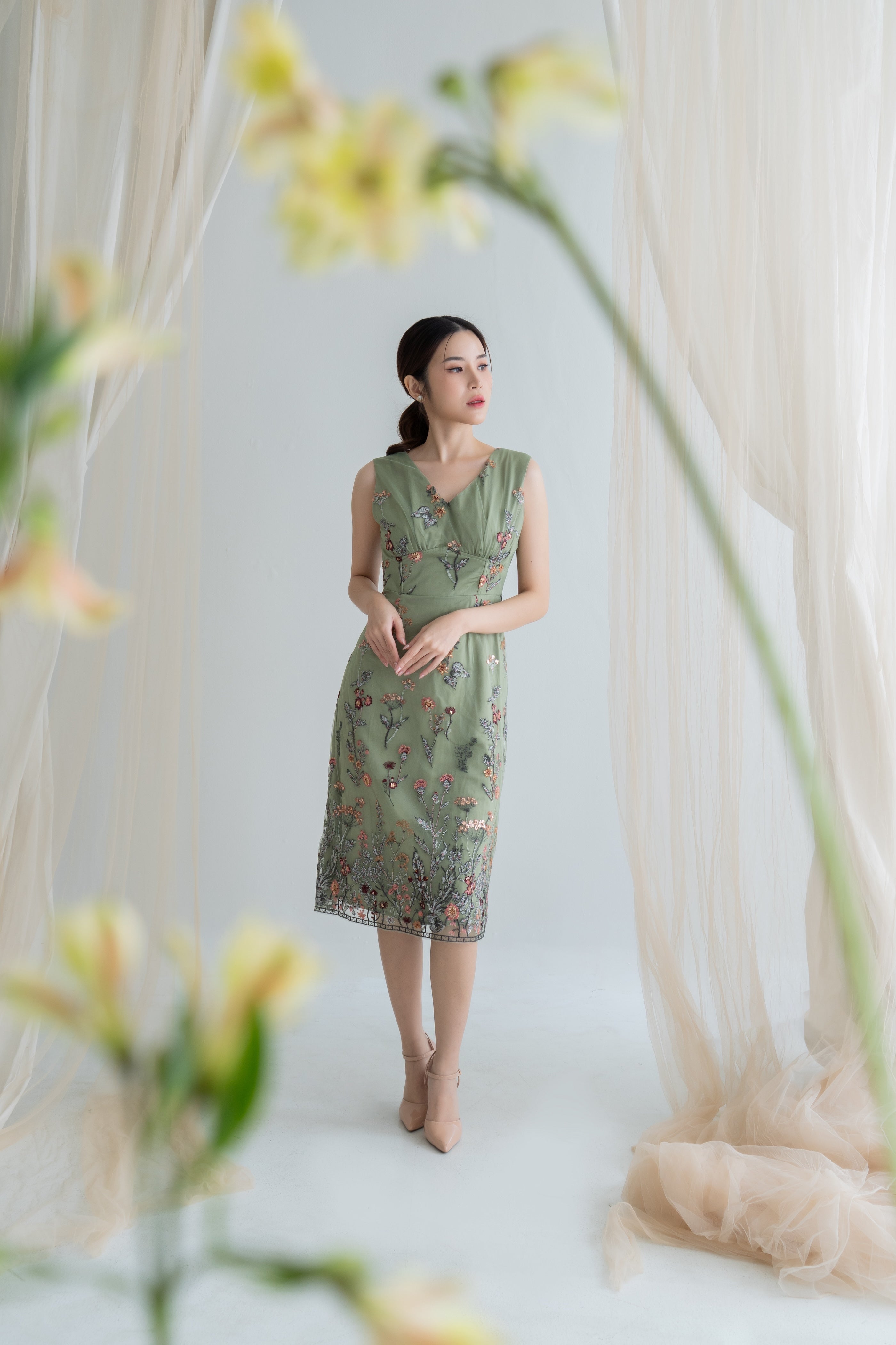 Midori Flower Dress