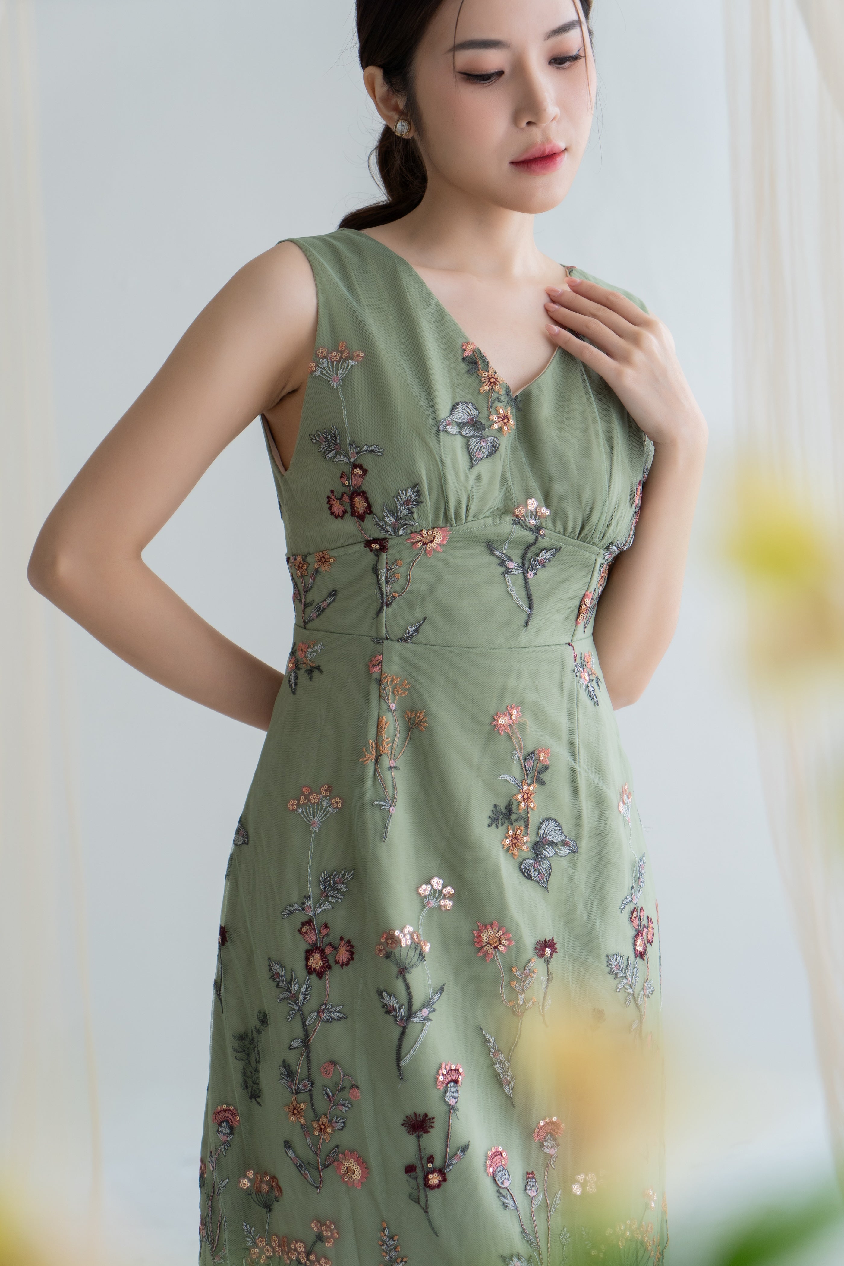 Midori Flower Dress