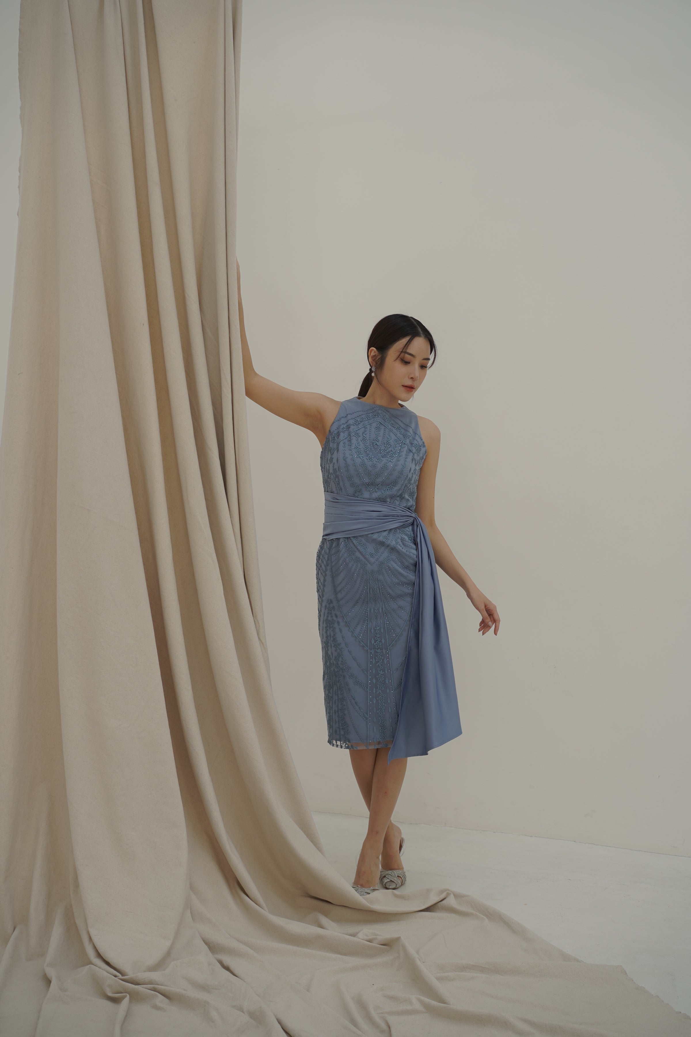 Livve Dress Steel Blue