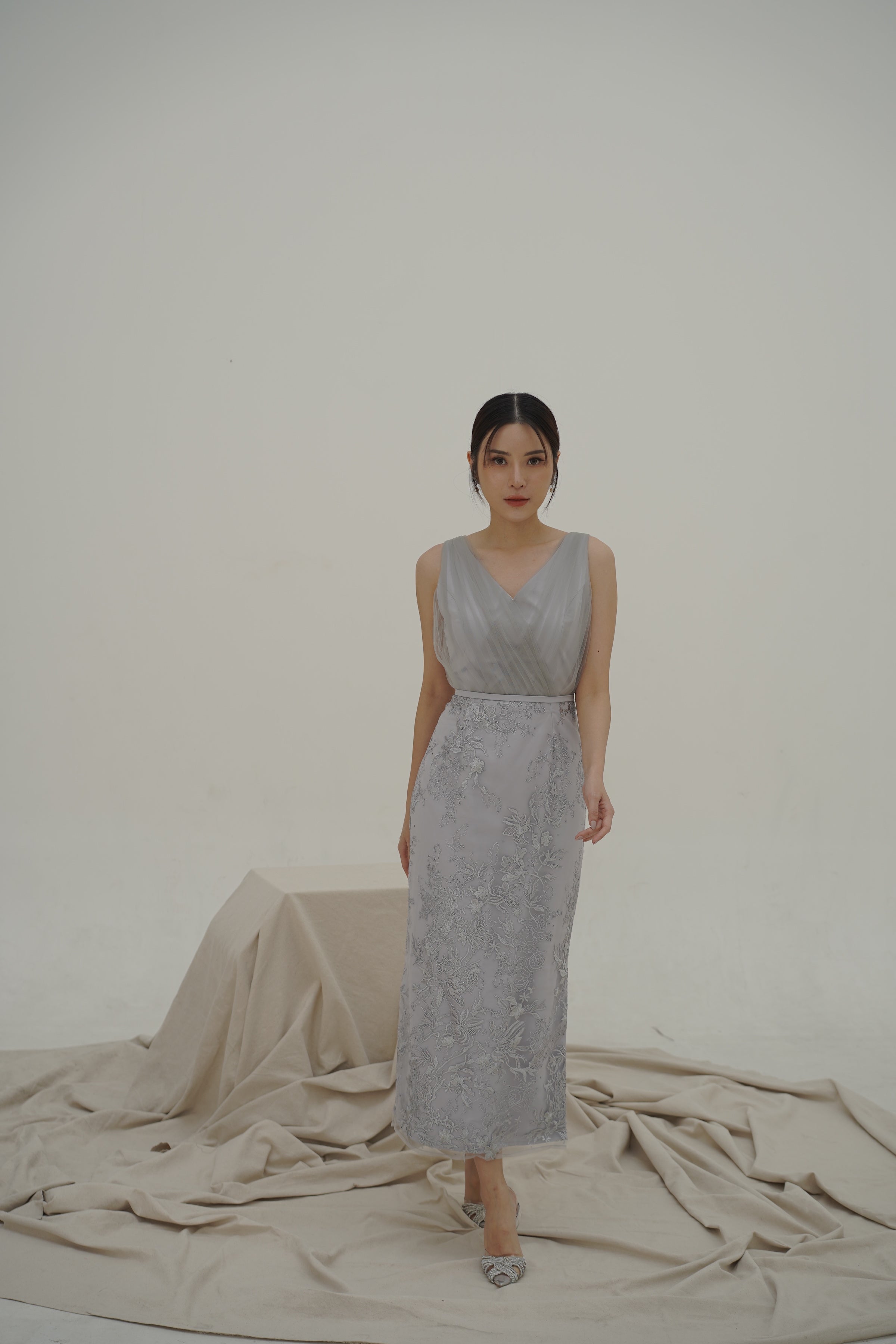 Kayleen Dress Silver