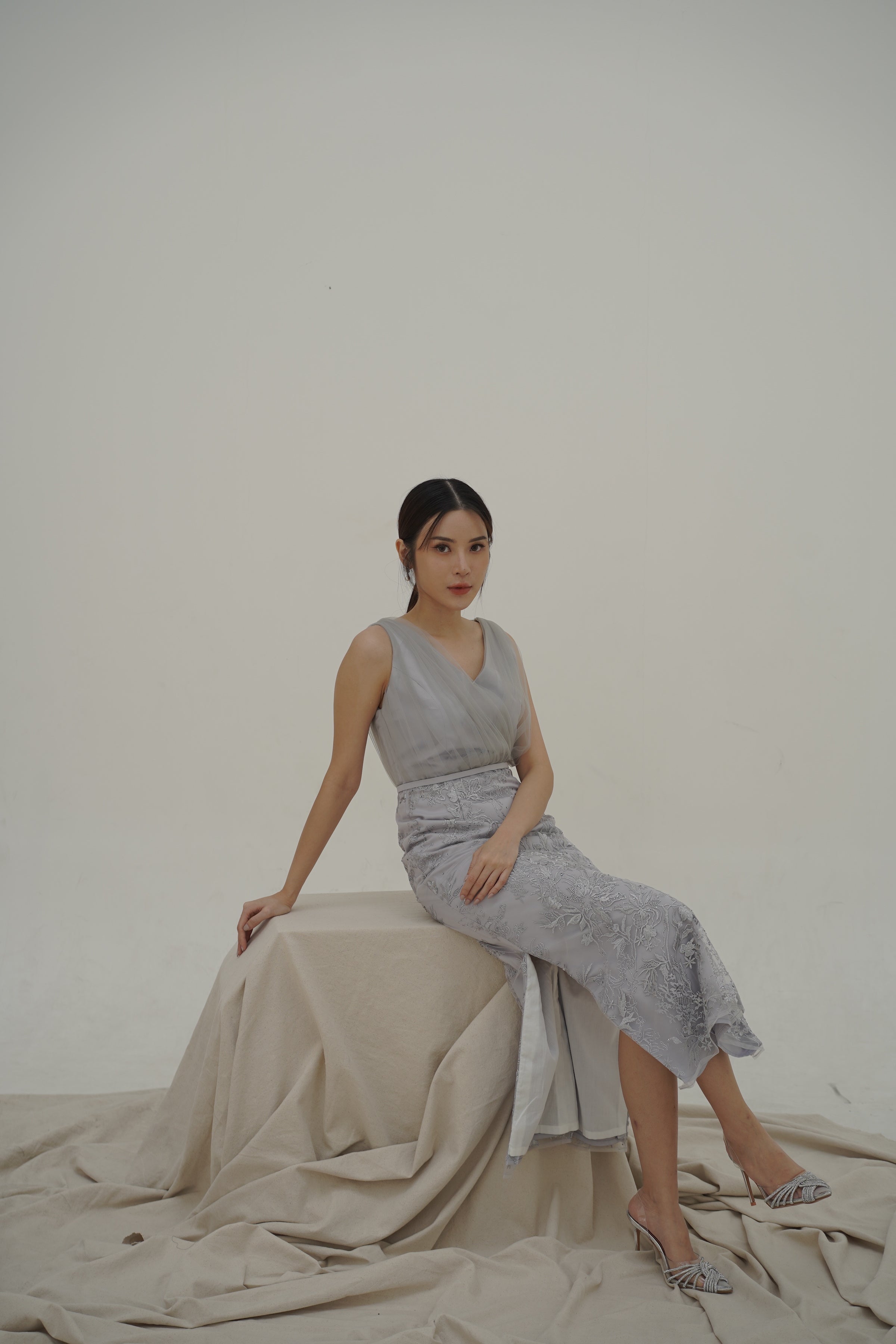 Kayleen Dress Silver