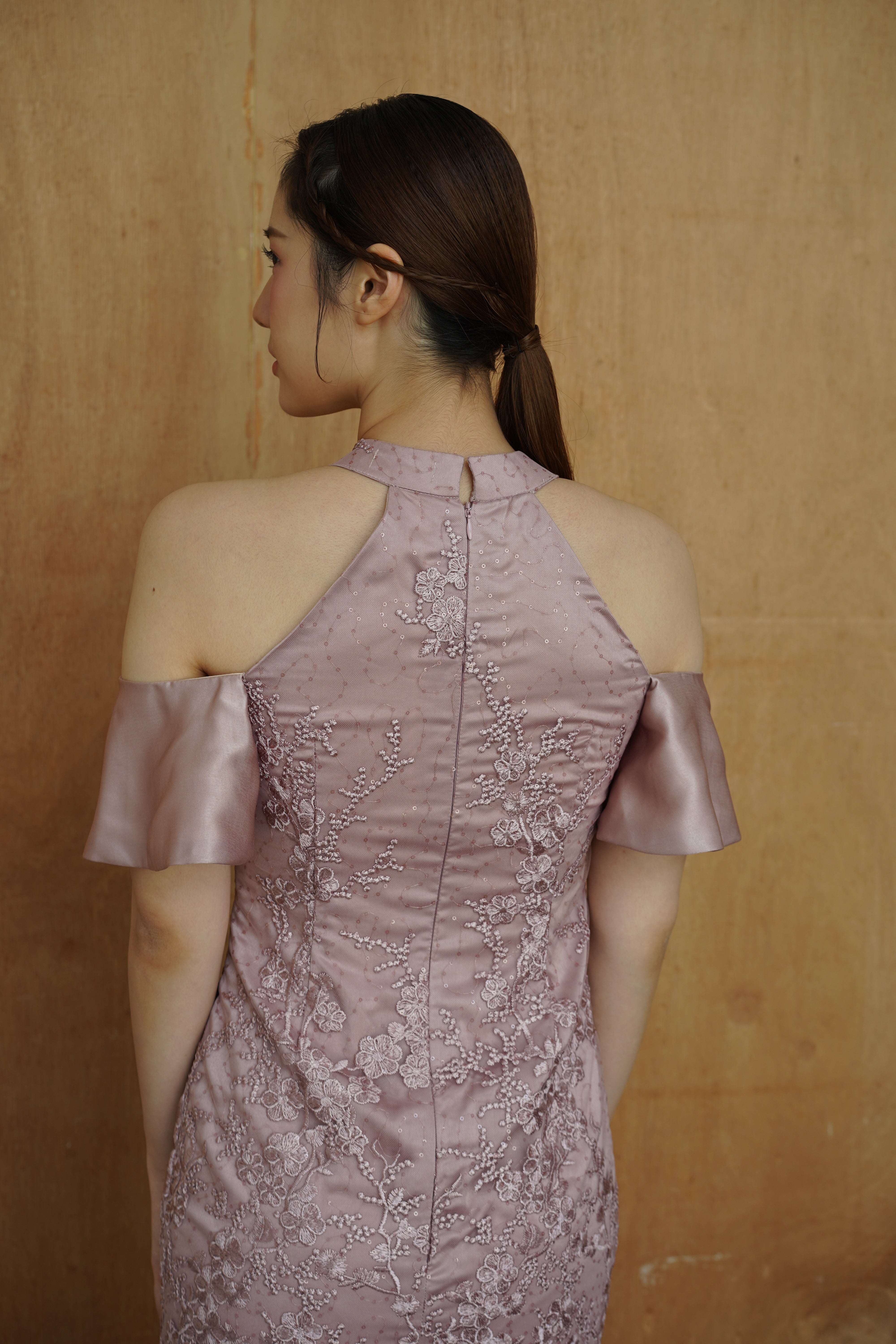 Jing Lace Cheongsam Dress