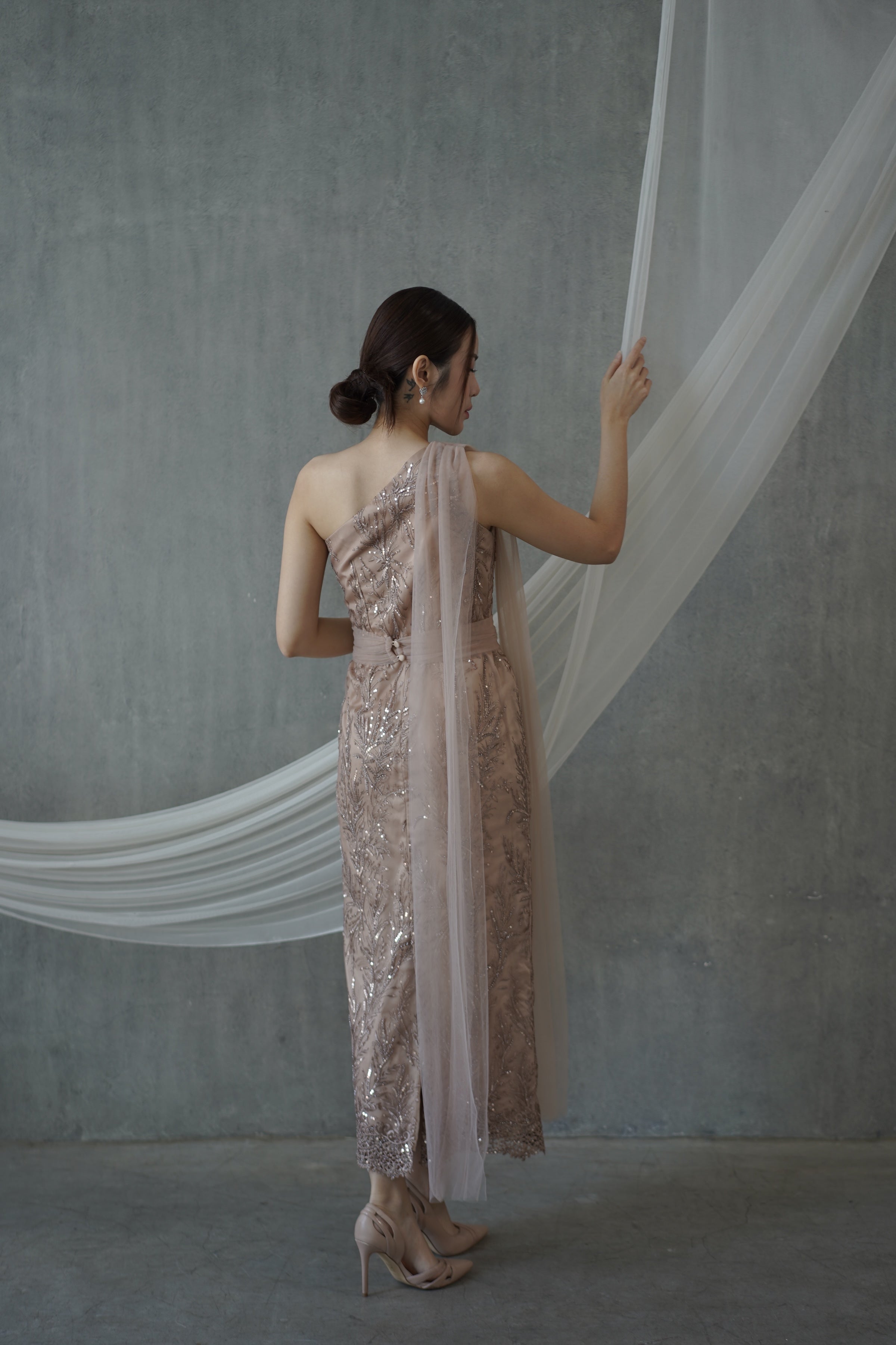 Gianna Taupe Dress