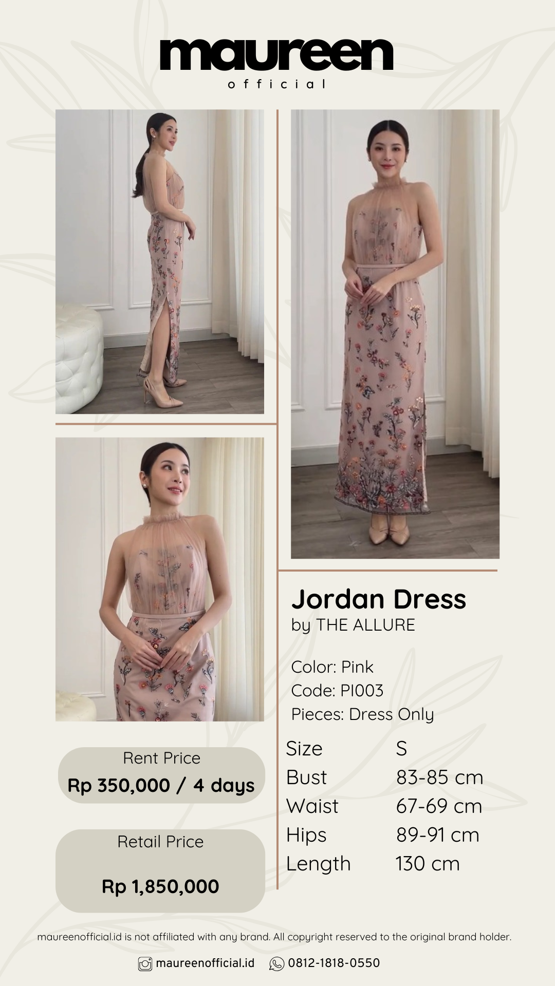 [RENT] Jordan Dress